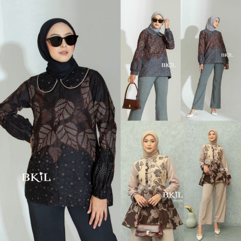 TUNIK BATIK WANITA SHOFT MODERN