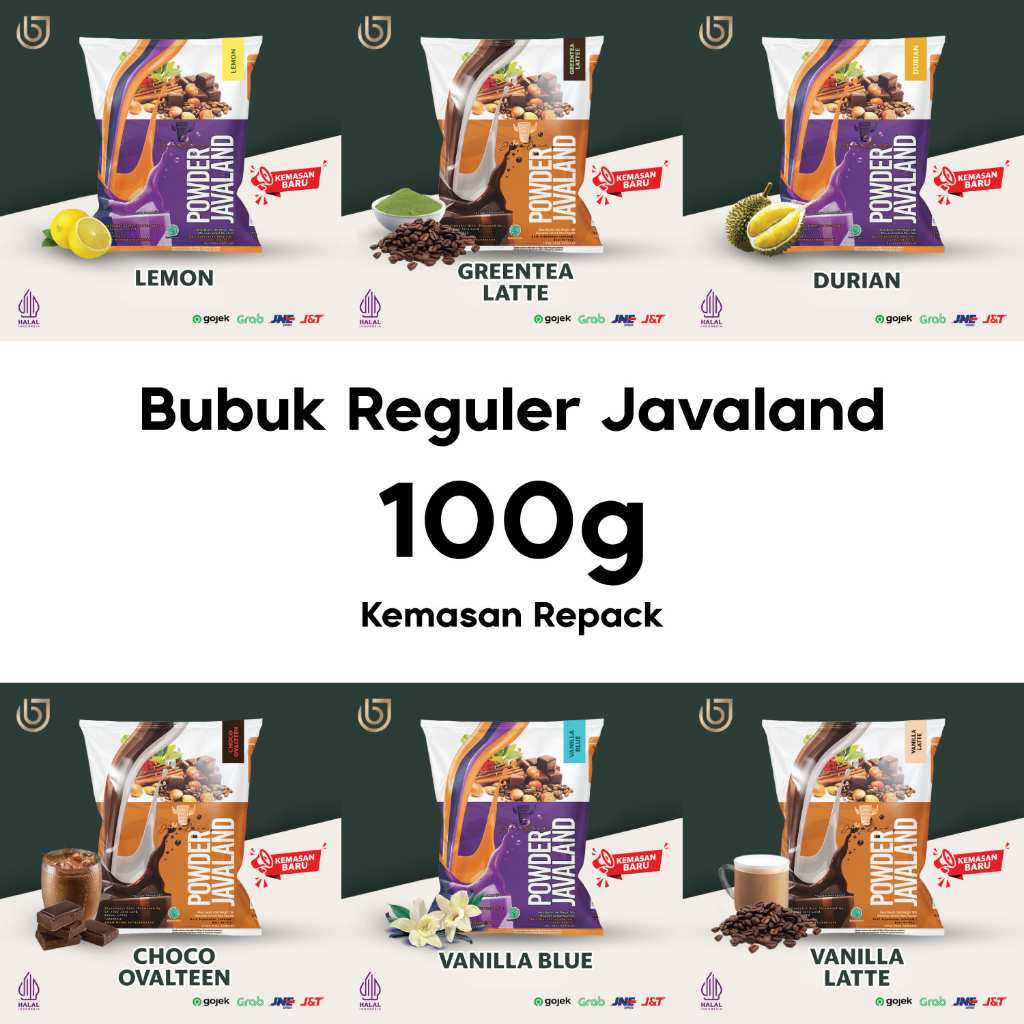 

Bubuk Minuman 100g Javaland Reguler KEMASAN REPACK