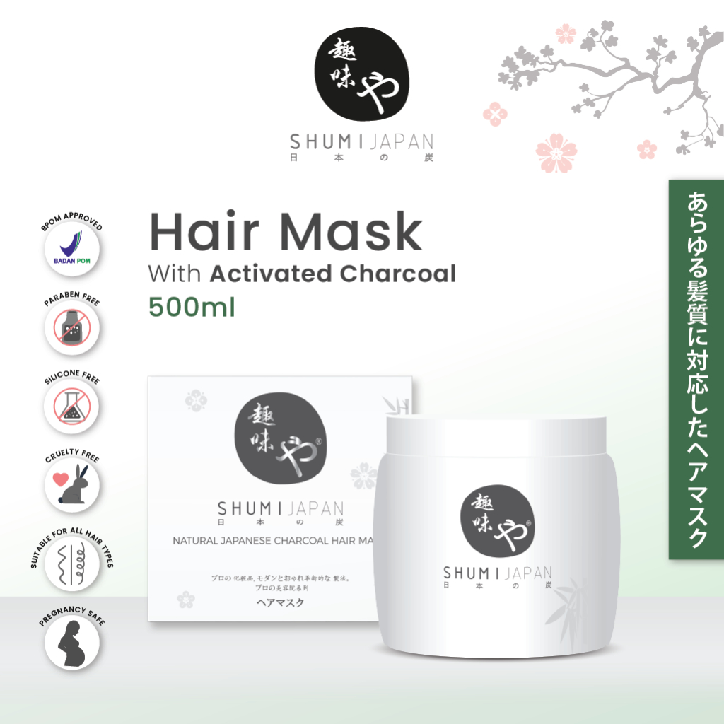 [BPOM] PROMO! SHUMI Japan Hair Mask 500ml Masker Rambut / Conditioner / Treatment / Haircare