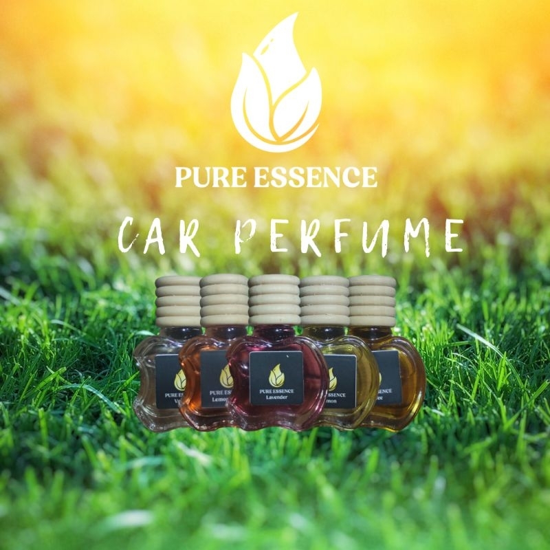 Pure Essence Car Perfume | Parfum Mobil Gantung | Botol Apel 10 ml (All Varian)