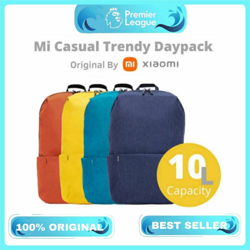 Mi Casual Backpack 10 L - Tas Ransel Original 10 L Pria/Wanita