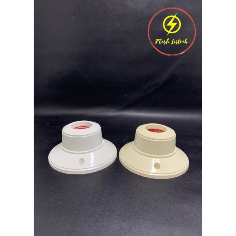 [Broco] Fitting Plafon Bulat 1212 Broco Fiting Lampu Plafon