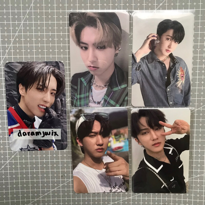 stray kids skz photocard han jisung lucky draw soundwave noeasy domino ld pc album bang chan leeknow