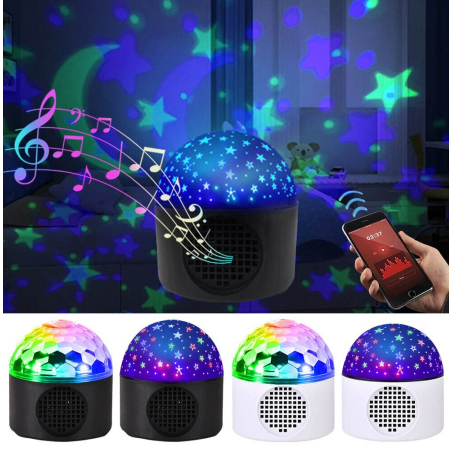 Speaker Lampu Proyektor Galaxy 911 Bluetooth Speaker Lampu Disco LED