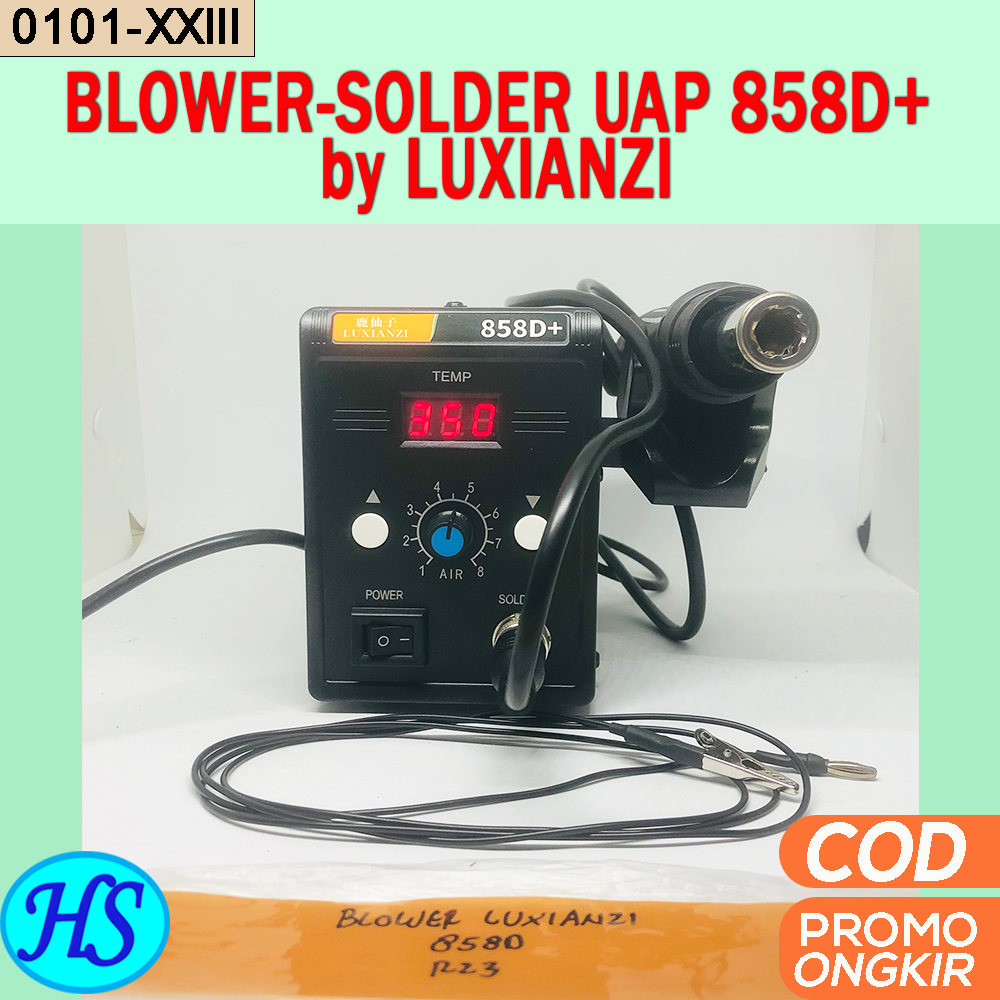 Blower 858d Solder Uap 858D+ merk LUXIANZI ORIGINAL