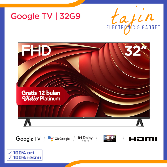 TCL 32G9 Google TV 32 Inch FHD - Garansi Resmi