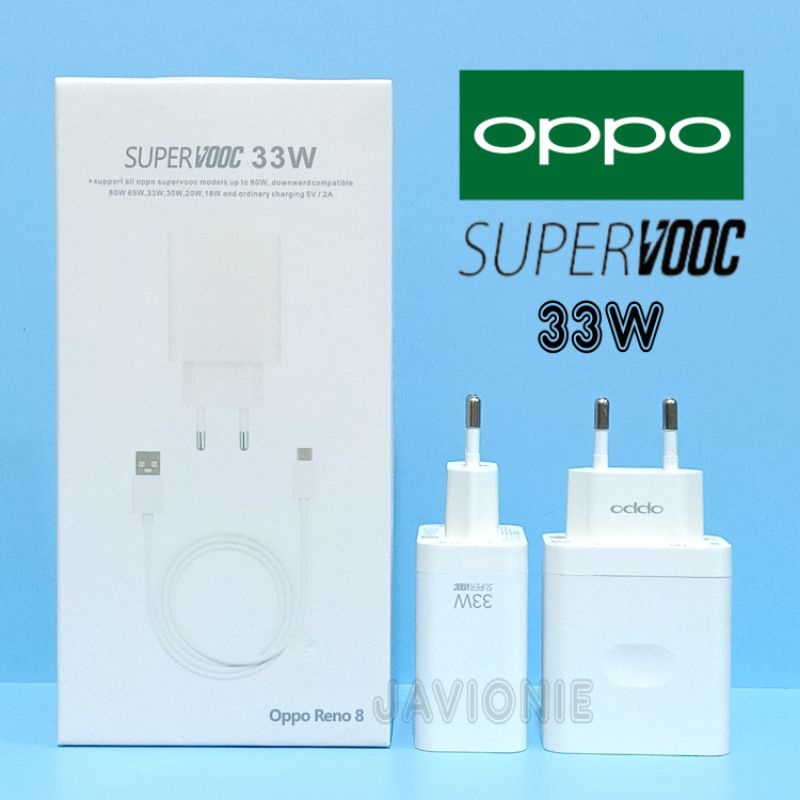 Charger Casan Cas OPPO A57 A74 A76 A77s A78 A95 A96 4G 5G 2022 Original Super VOOC 33W 65W TYPE C Flash Charge