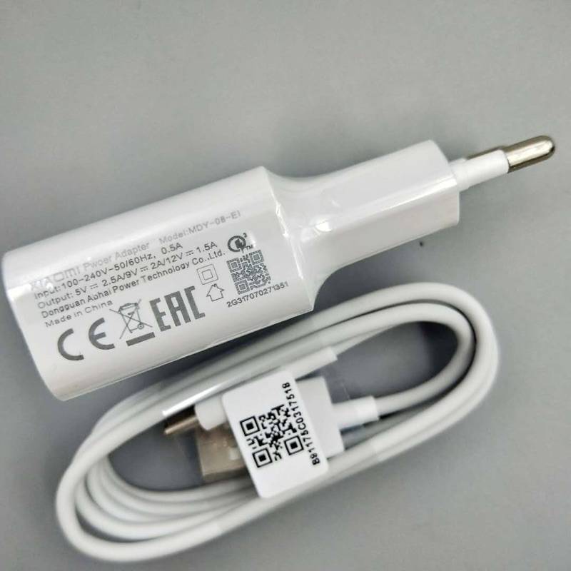 CHARGER XIAOMI TYPE C FAST CHARGING 18W XIAOMI MI 5 5X MI 6 6X A1 A2 MI8 LITE REDMI 8 9 NOTE 7/ 7 PRO/ NOTE 8 9T