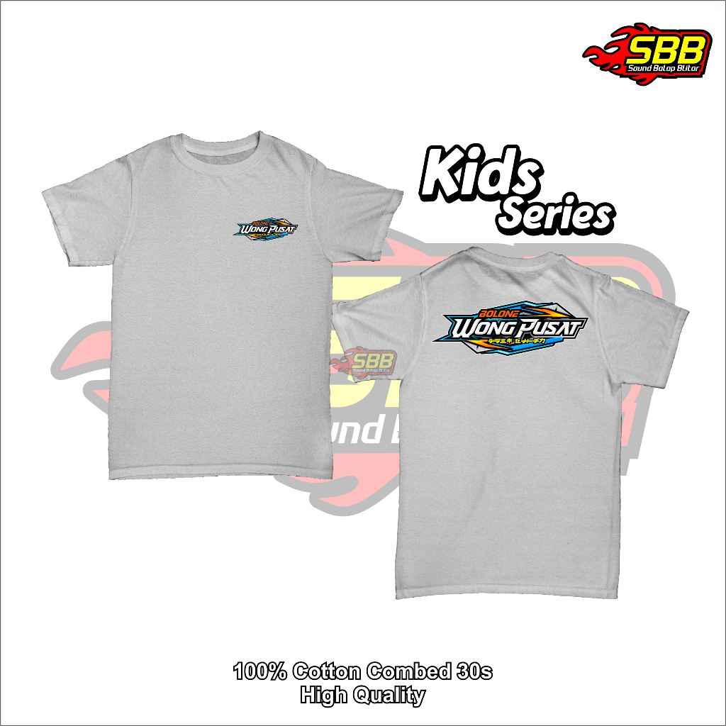 Baju Kaos Anak Viral Bolone Wong Pusat Katun Combed