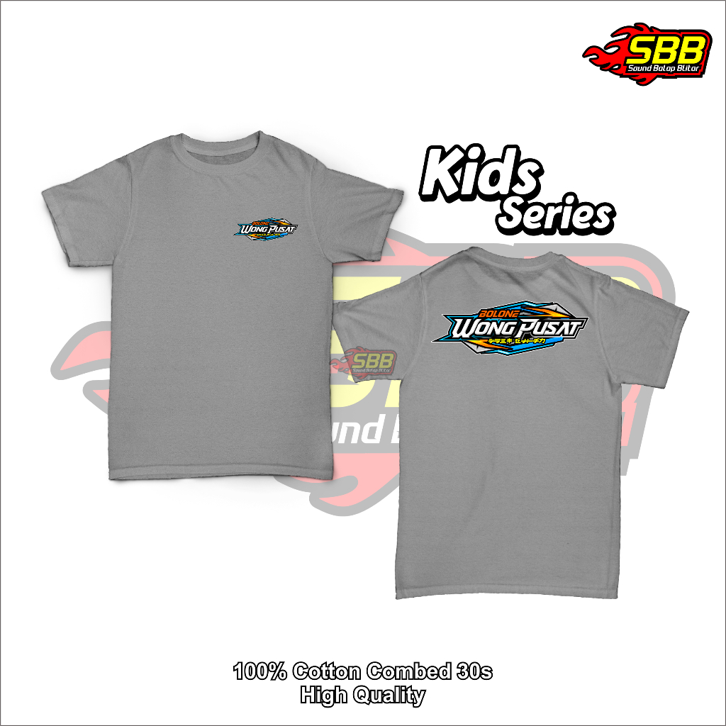 Baju Kaos Anak Viral Bolone Wong Pusat Katun Combed