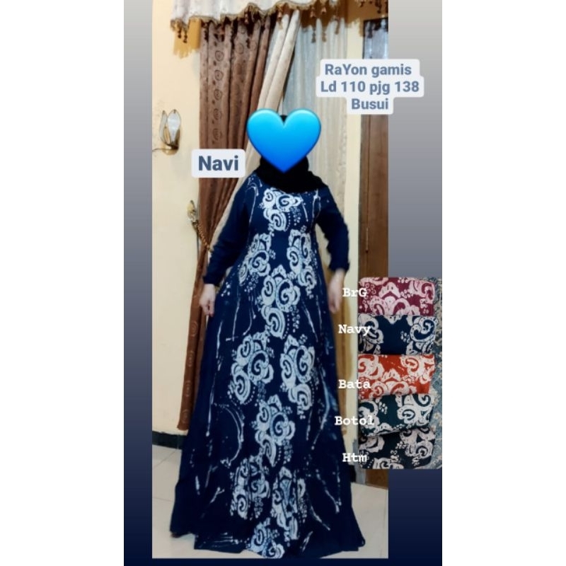 daster longdress klok / daster klok / daster