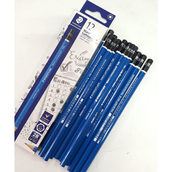 

Pensil 2B Staedler MARS LUMOGRAPH 2B 12pcs