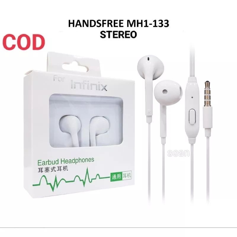 HEADSET INFINIX MH1-133 STEREO / HENSET INFINIX PURE BASS