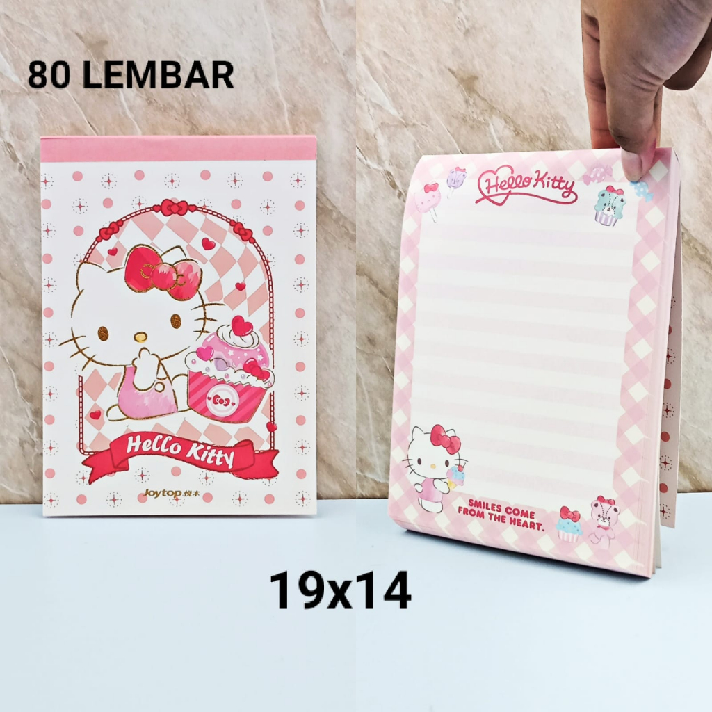 

YASMITESTUFF | BUKU KARAKTER HELLO KITTY ISI 80 LEMBAR