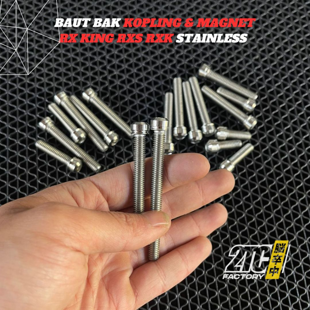 BAUT BAK KOPLING BAUD BAK KOPLING BLOK MAGNET RX KING RXS RXK STAINLES BUBUT TITANIUM BAUT STENLIS BAK KOPLING MAGNET MODEL TITANIUM