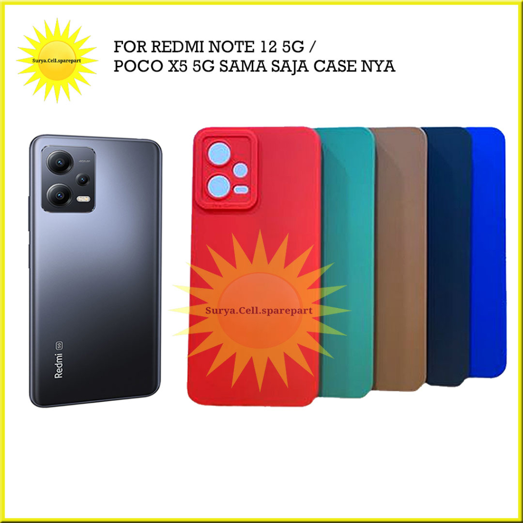 Case Slim Matte Pro Camera Xiaomi Redmi Note 12 5g