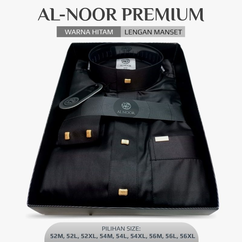 Jubah Al Noor premium Manset