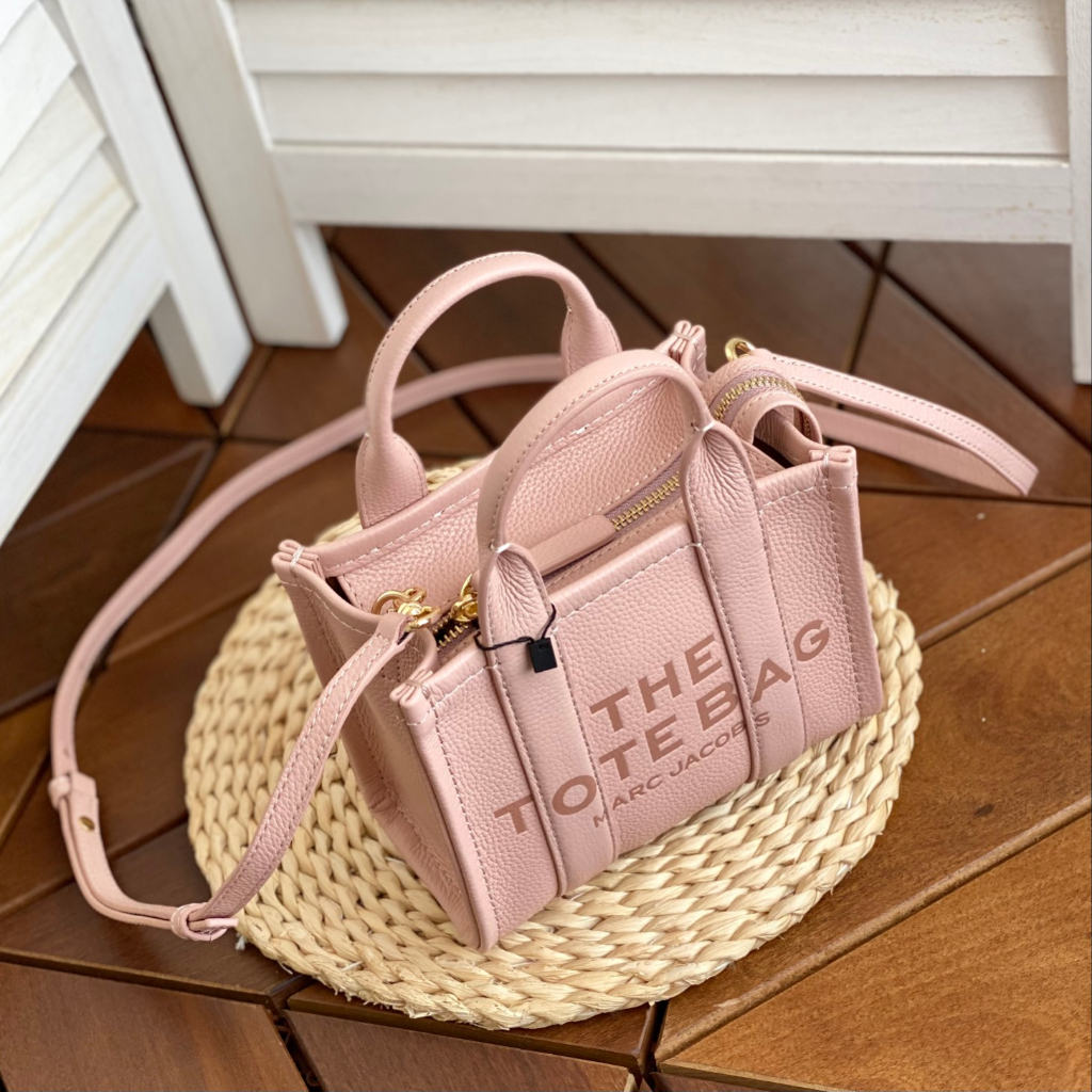 [Instant/Same Day]mini  18cm  m-j  Original  MJ8TTB03   MJ4TTB03   MJ8TTB10  thick canvas material + leather lady shoulder bag cross-body bag tote bag