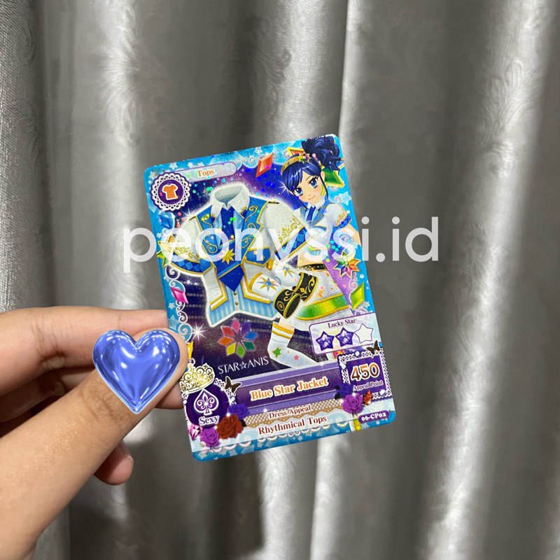 Aikatsu Card — STAR ANIS Aoi Blue Star Jacket