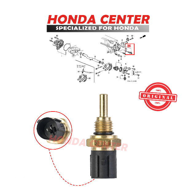 sensor switch temperatur  ECT civic genio estilo ferio accord maestro cielo vti odyseey ra6 city z crv old 1992 1993 1994 1995 1996 1997 1998 1999 2000 2001 2002 2003