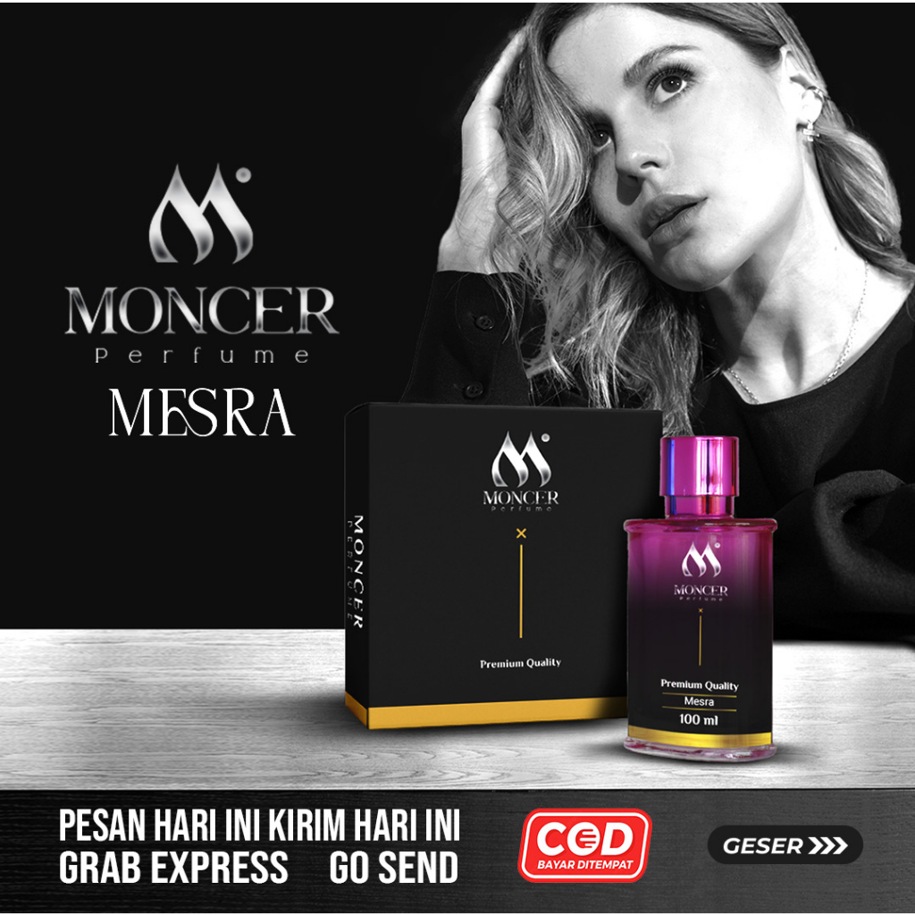 Moncer Parfum Pilihan Umi Kasum 100mL | 4 Varian Wangi Memikat Mendalam Merindu Mesra Parfume Unisex