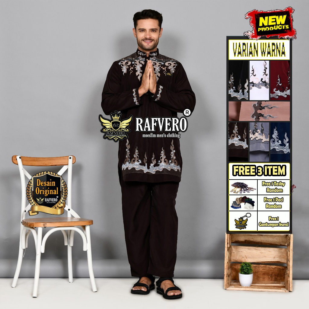 Kurta Dewasa Setelan | Kurta Yusuf | Koko Setelan Bordir Lengan Panjang | Baju Kurta Pakistan Set Ce