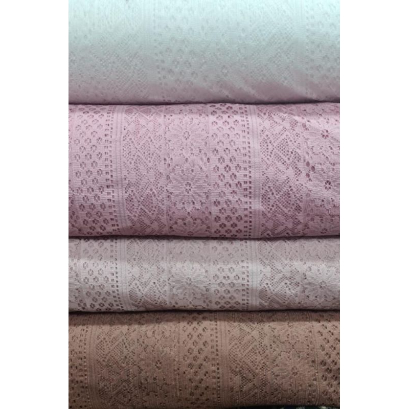 Kain brokat cornelia katun (harga per setengah meter)