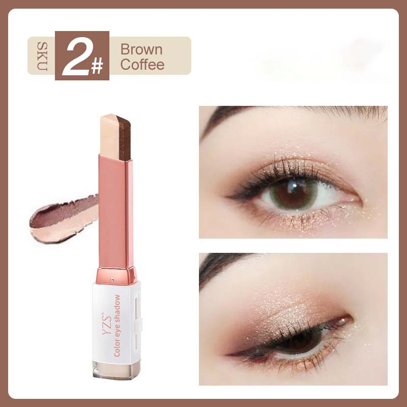 EYE SHADOW STICK NATURAL COLOR SIMPLE GRADIEN 2 in 1 HIGHLIGHTER  COLOUR