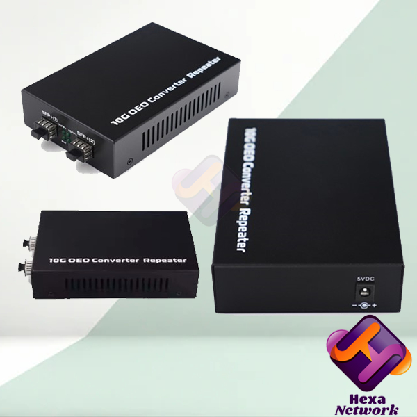 Media Converter FO SFP+ to SFP+ 10G|2x SFP+ 10G Repeater