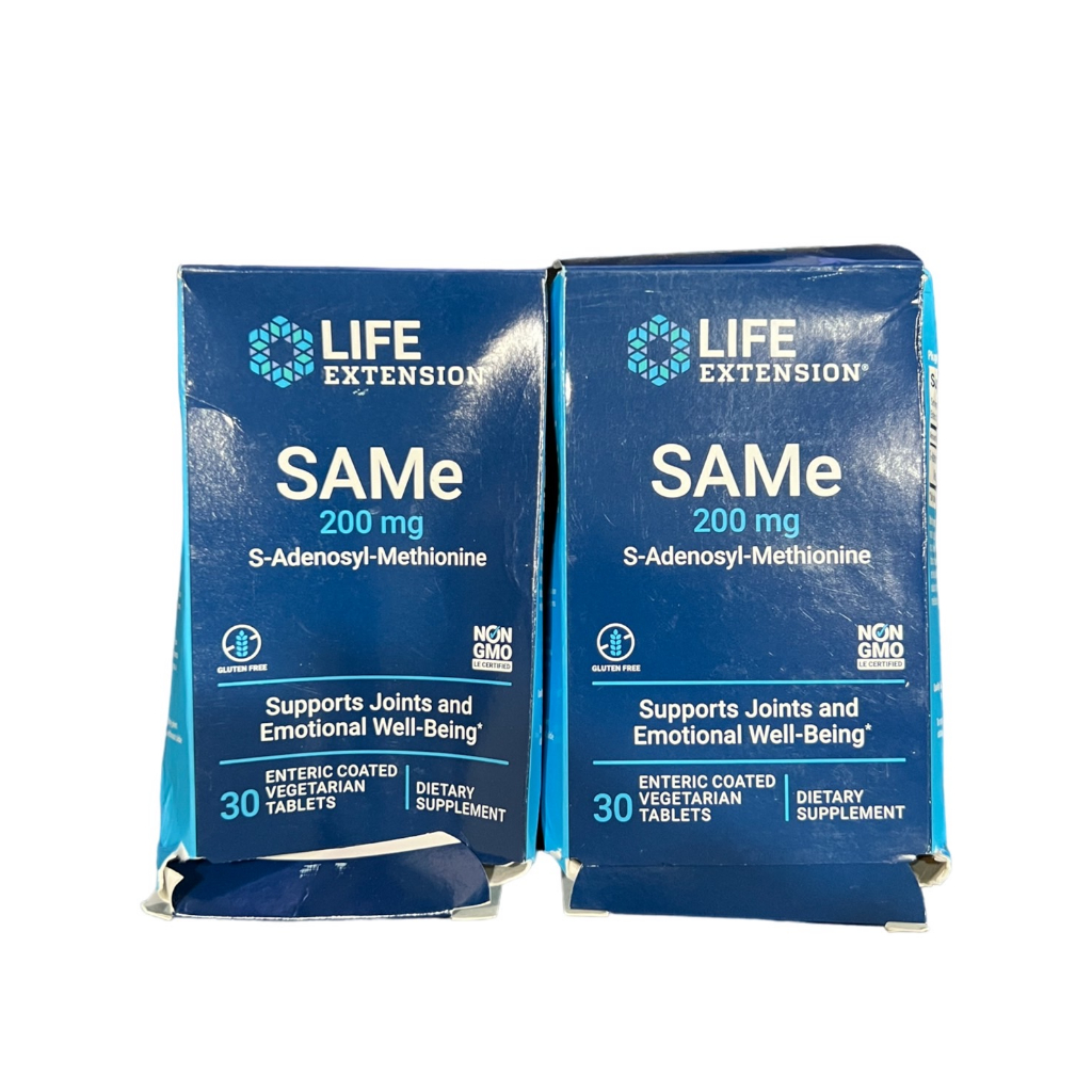 Life Extension Same S Adenosyl Methionine 200 mg 30 tablets ORI USA