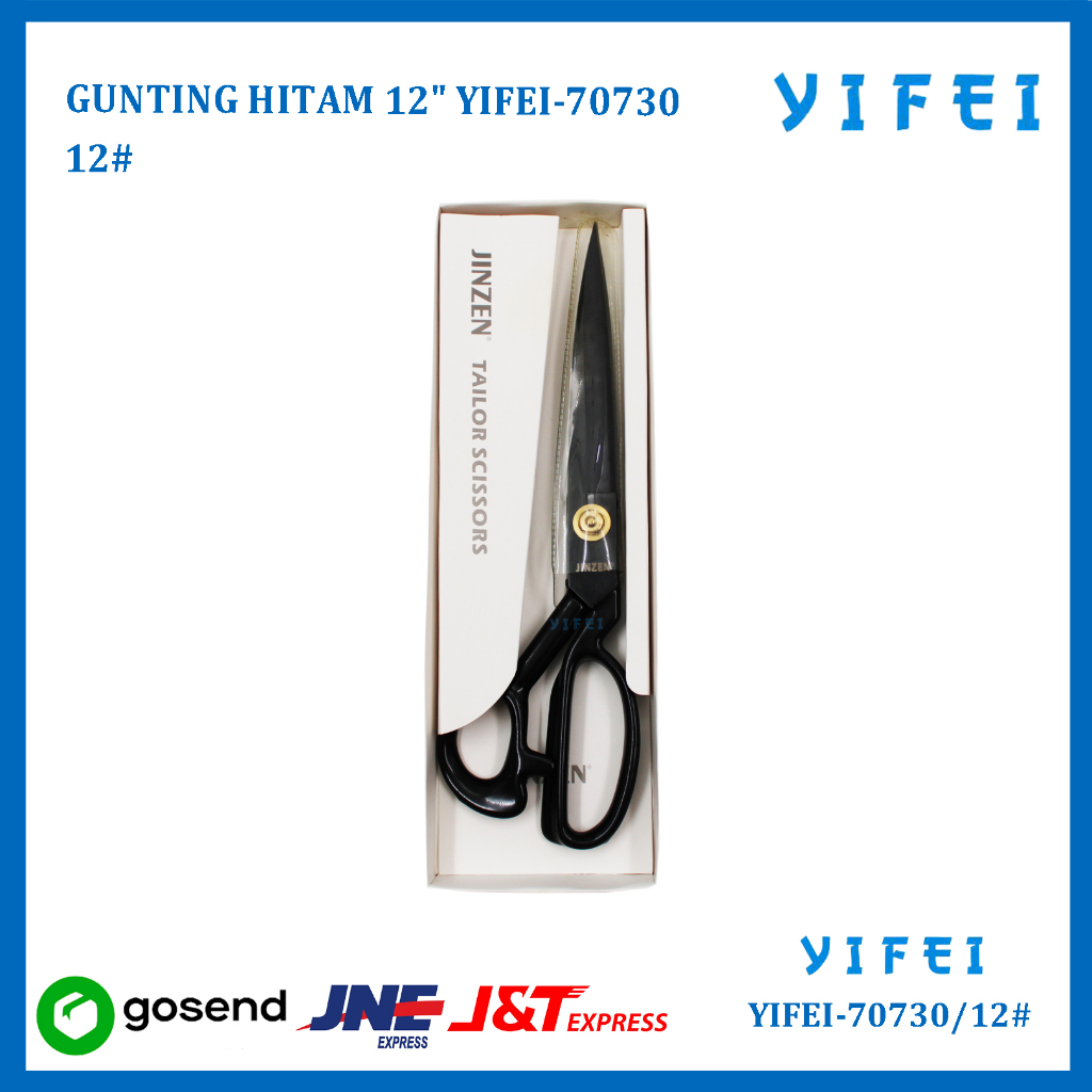 GUNTING HITAM 12&quot; YIFEI-70730/12#