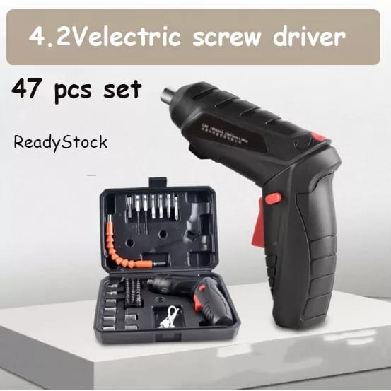 Mesin Bor Listrik Murah Obeng Bor Cordless Mini 49 Pcs Set Screwdriver