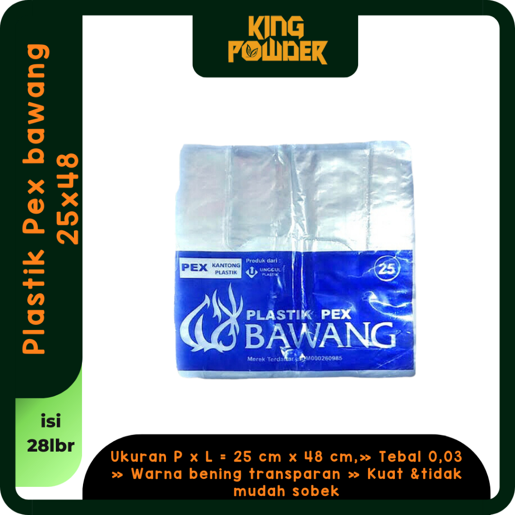 Kantong Plastik bening 25x48 / Pex Bawang 20x40 | Kantong kresek bening Pex bawang | Kresek Bening 2