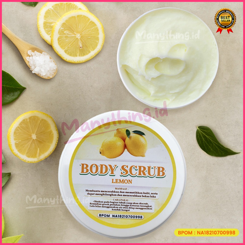 [BPOM] BODY SCRUB BRIGHTENING 100 GRAM / LULUR MANDI / LULUR BADAN / WHITENING BODYSCRUB