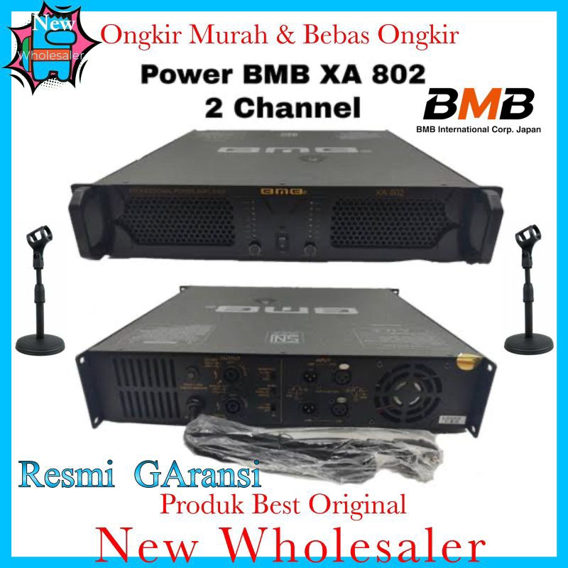 Power Audio BMB XA802 2 channel 800w x2 Original resmi sound perfect powerfull