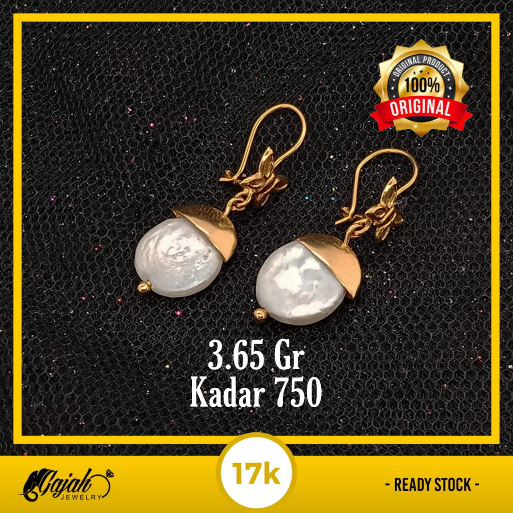 Anting Emas 17K - 3.65 Gr Kadar 750 - 5412