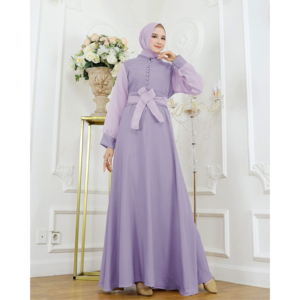 XC - Maxi Eliza / Maxi Dress Wanita Terbaru / Maxi Populer / Maxi Trendy Kekinian / Fashion Muslim