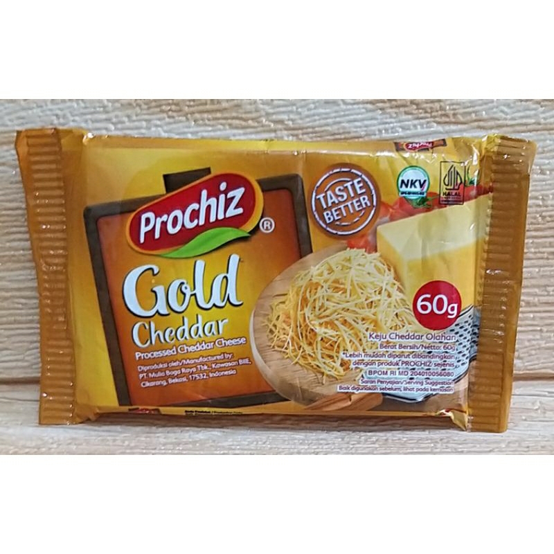✔MURAH Keju Prochiz Gold Cheddar 60gr / Keju Cheddar / Keju Prochiz