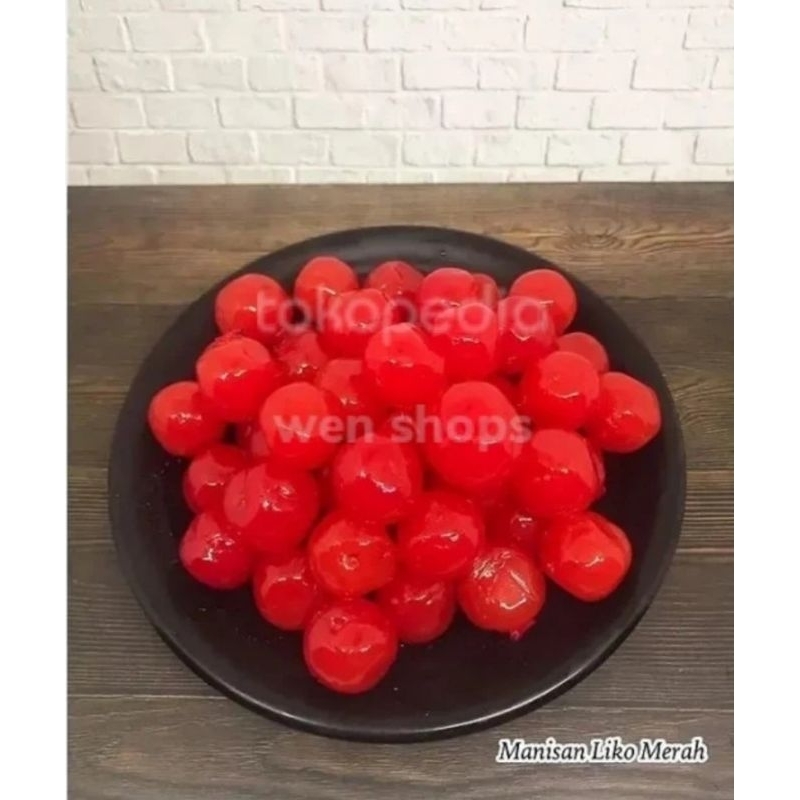 

Manisan Plum / Manisan Cherry / Manisan Liko Merah 500Grm