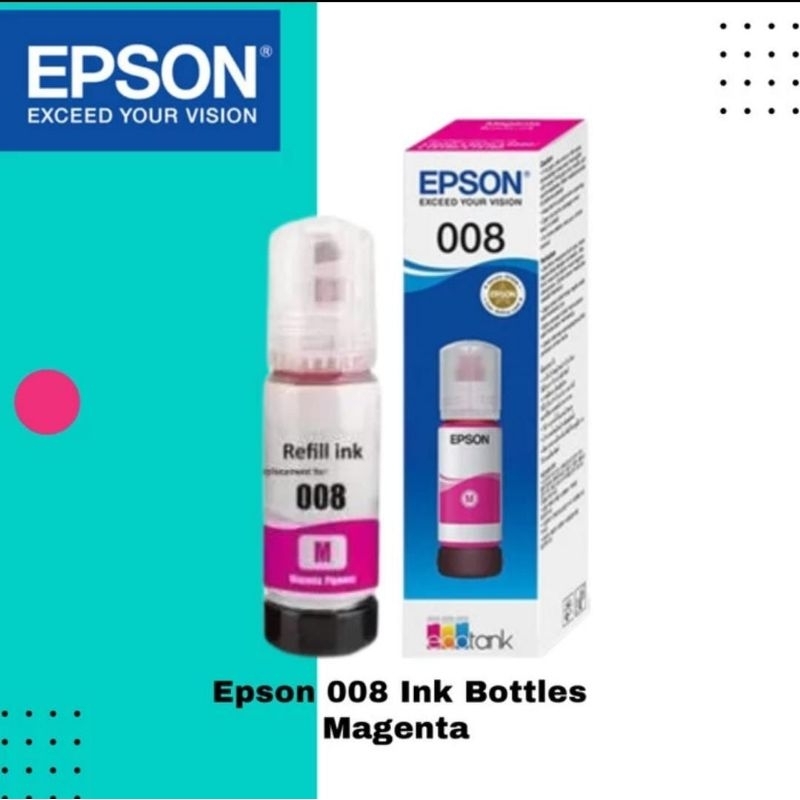 Paket Tinta Epson 008 Original (1Set) For Printer L6550 L6580 L15150 L15160