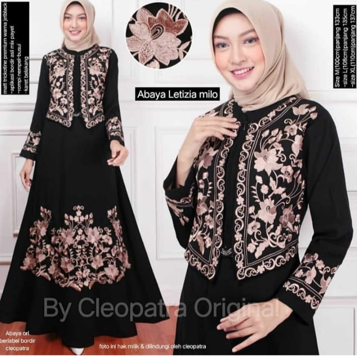 Gamis Rompi terbaru dan kekinian - abaya arab Saudi - jubah jumbo - busana muslimah - dress