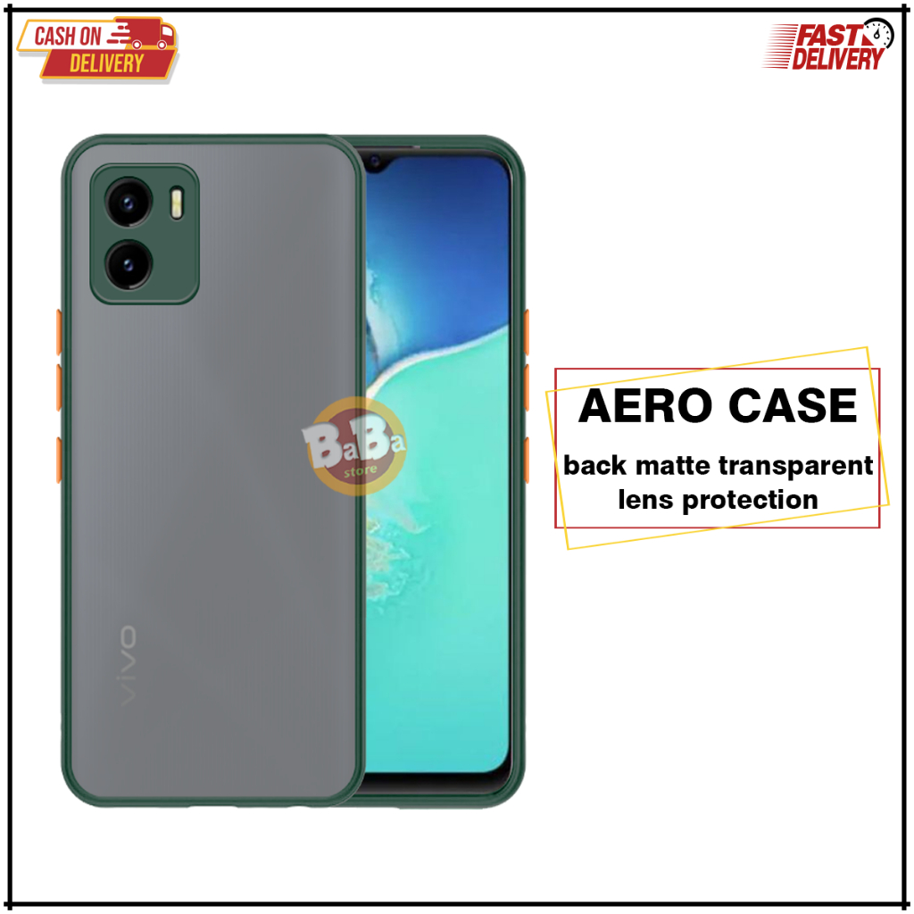 CASE AERO MY CHOICE VIVO Z1 PRO MATTE DOVE TRANSPARANT