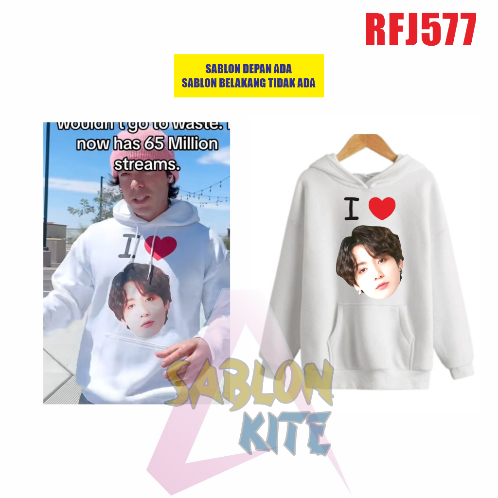 Gratis fotocard ! Hoodie connor price I love Jungkook RFJ577