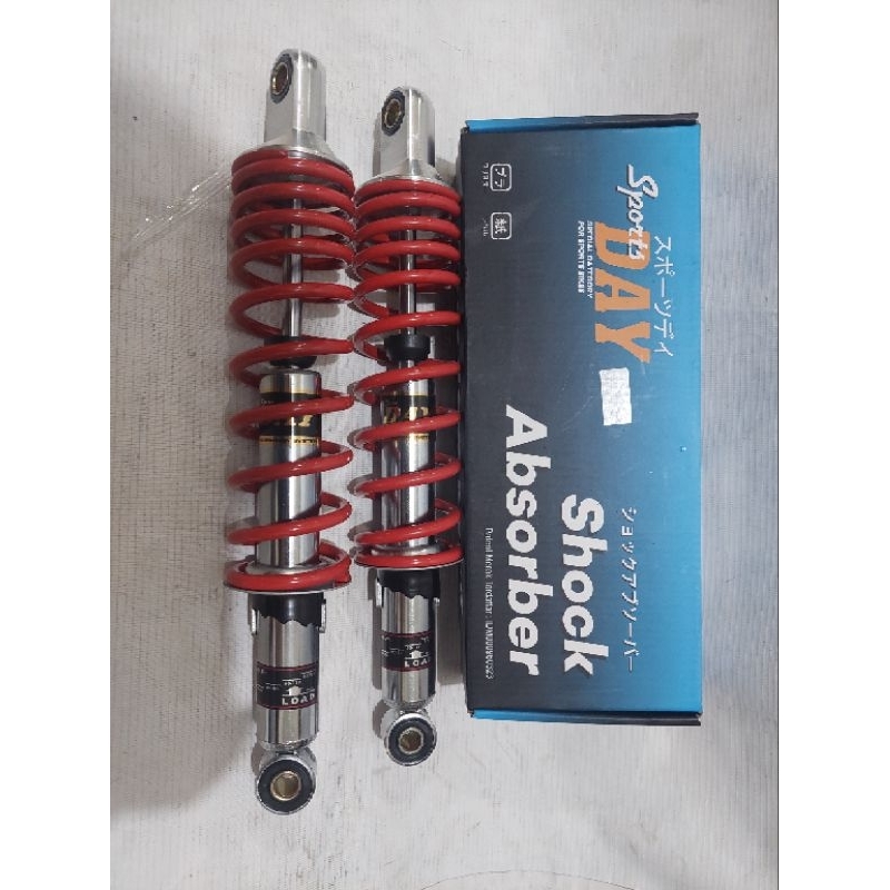 Shockbreaker Ukuran 280mm ,340 mm Merk Day motor bebek jupiter z, vega zr , Fizr,  Supra 125, revo absolute, suprax 100