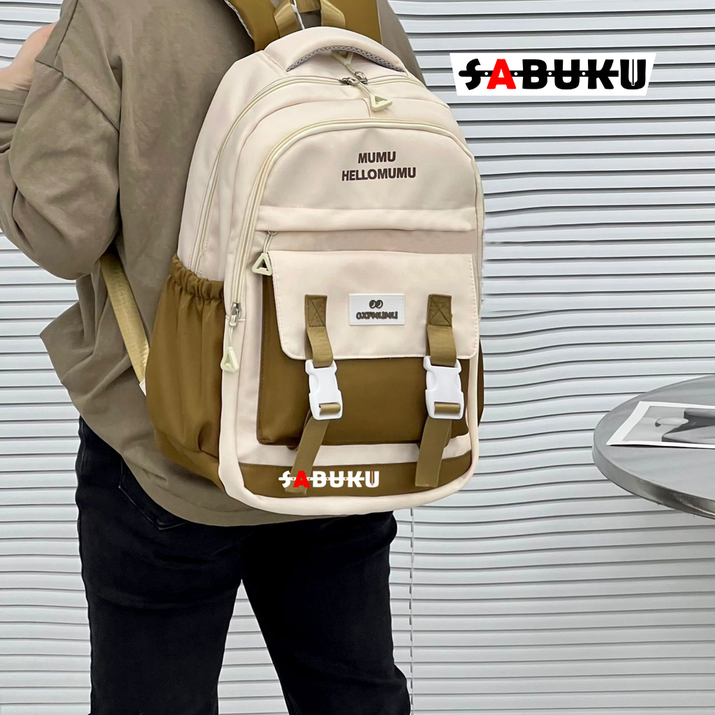 [S&amp;K]Tas Ransel Anak Sekolah SD SMP SMA Tas Punggung Korean Style Backpack Laptop - SK312