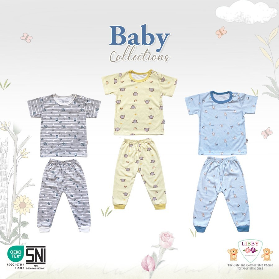 Libby Setelan Oblong Baju Newborn Sampai anak anak