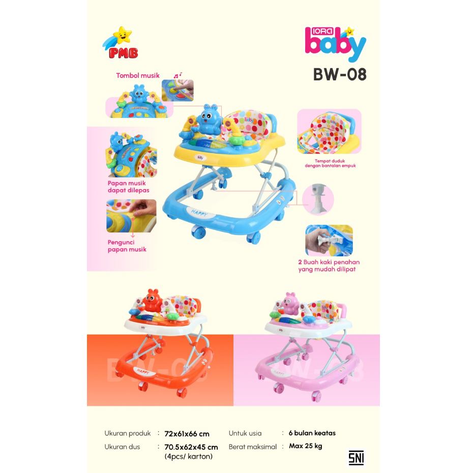 Baby walker spacebaby 302 306 307 309 315 316 317 701 711 space baby alat belajar jalan anak bayi balita PMB BW 01 02 03 05 07 08 SB302 SB306 SB307 SB309 SB315 SB316 SB317 SB701 SB711 505 506 507 509 510 511 512 513 611-3 612-3 613-3 615-3 618-3 709 801