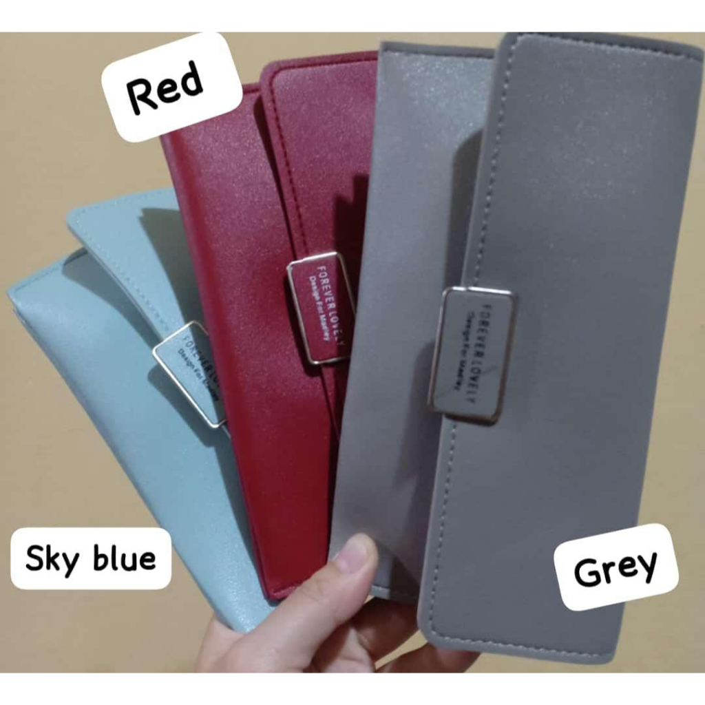 Dompet Wanita Korea / Dompet Panjang Kulit ? Dompet cewek Panjang Import