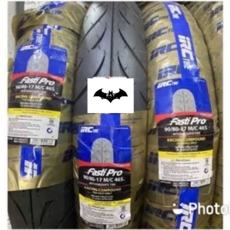 Ban Balap IRC Fasti Pro ukuran 90/80-17 (Softcompound) (Tubeless)