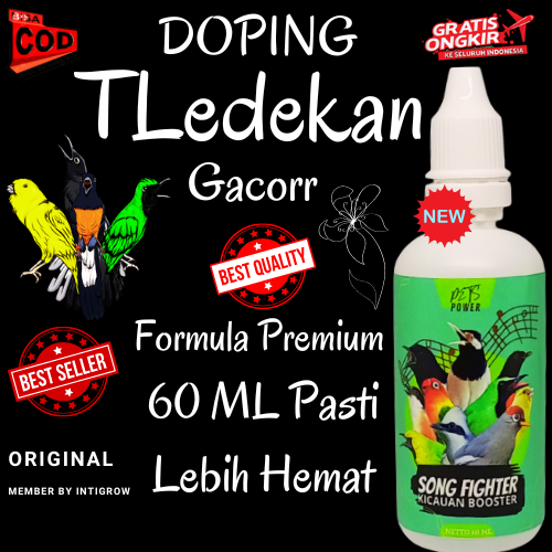 Vitamin Burung Tledekan Gunung 60 ML / Vitamin Burung Tledekan Biar Gacor / Vitamin Burung Tledekan 